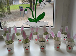 Kreciki zaskładają ogródek w sali przedszkolnej