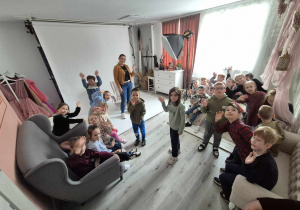Dzieci w studio fotograficznym