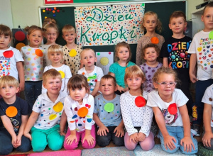 "Dzień kropki" w grupie Jeżyków