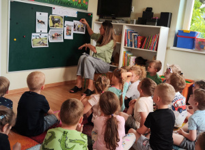 Zajęcia w ramach projektu "Przedszkolak-przyjacielem zwierząt"