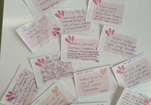 Liściki od rodziców.