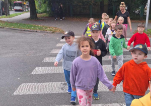 Wiewióreczki na skrzyżowaniu.