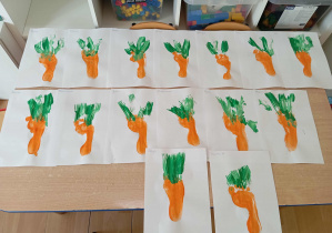 Prace plastyczne dzieci.