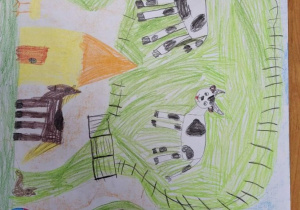 Praca plastyczna Niny.