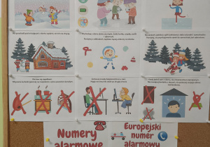 Gazetka "Bezpieczne ferire zimowe".