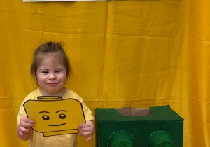 Adusia pozuje do zdjęcia