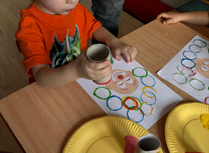 Praca plastyczna "Klaun"