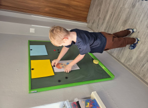 "Co czuję? - rozpoznawanie emocji" na zajęciach TUS w grupie 5-latków.