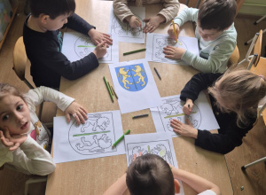 Pierwsze zajęcia w ramach grantu "Kutnowskie ścieżki przedszkolaka".