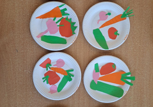 Prace plastyczne wykonane przez dzieci.