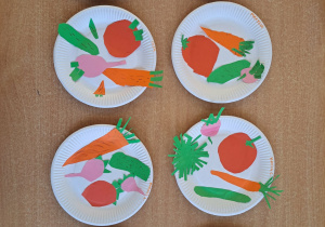 Prace plastyczne wykonane przez dzieci.