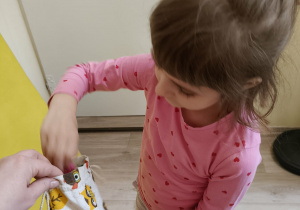 Dzieci podczas zajęć.