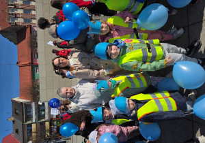 Zajączki w trakcie finału wydarzenia na placu Wolności.