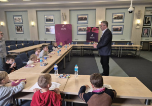 Dzieci na spotkaniu z prezydentem