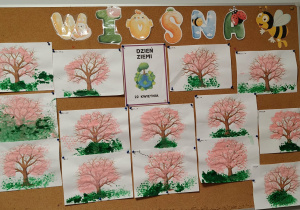 Prace plastyczne dzieci.