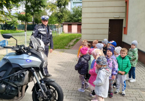 Spotkanie z policjantem.